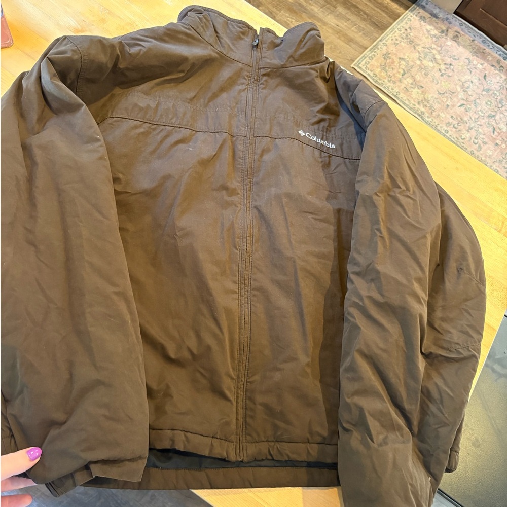 Columbia Dark Brown Windbreaker